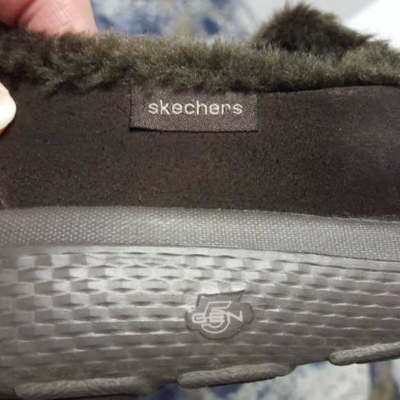 Women's Skechers brown fuzzy gen5 shoes sz 5 - Picture 6 of 10